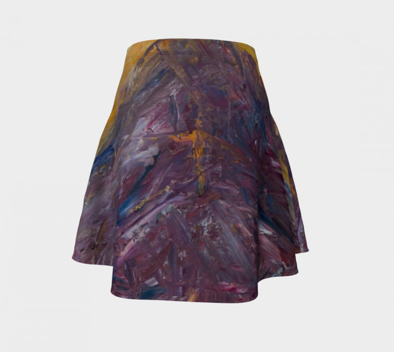 Flare Skirt Sedona Mountains-3