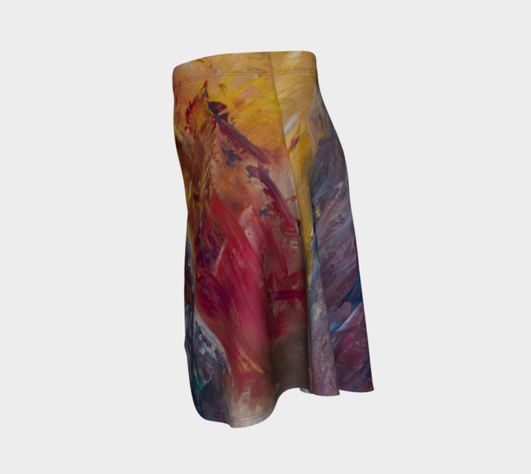 Flare Skirt Sedona Mountains-4