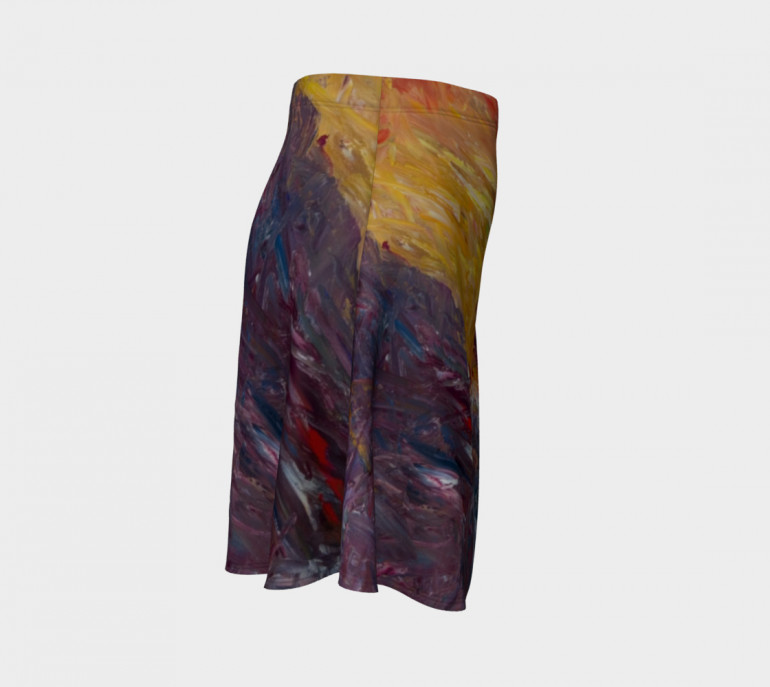 Flare Skirt Sedona Mountains-5