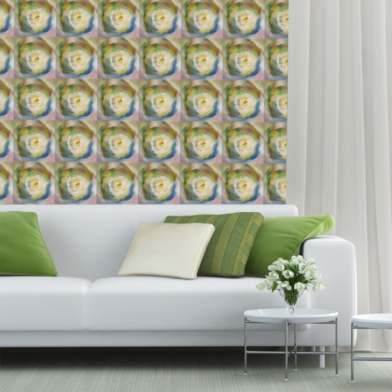 Sea Shell Pattern #5-1 Our rolls are 2 feet wide and length is customized according to -1