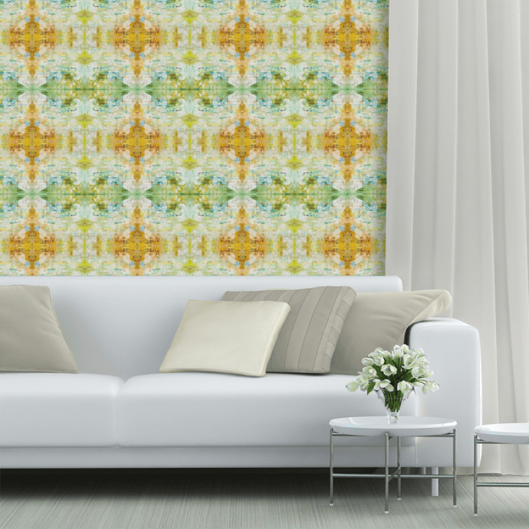 Abstract Space Fractals Our rolls are 2 feet wide and length is customized according to -1