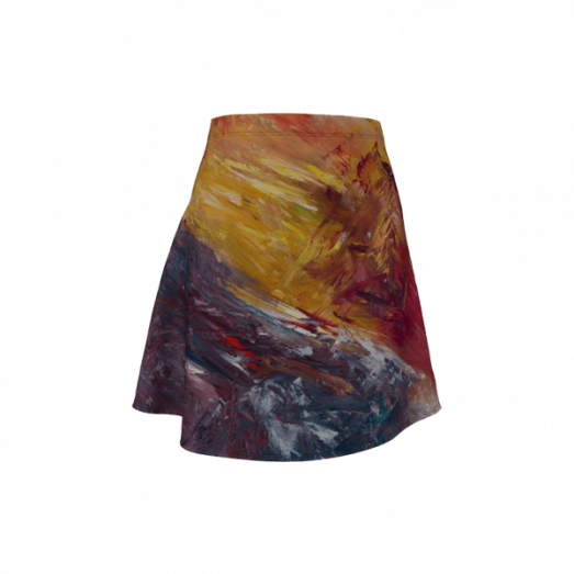 Flare Skirt Sedona Mountains